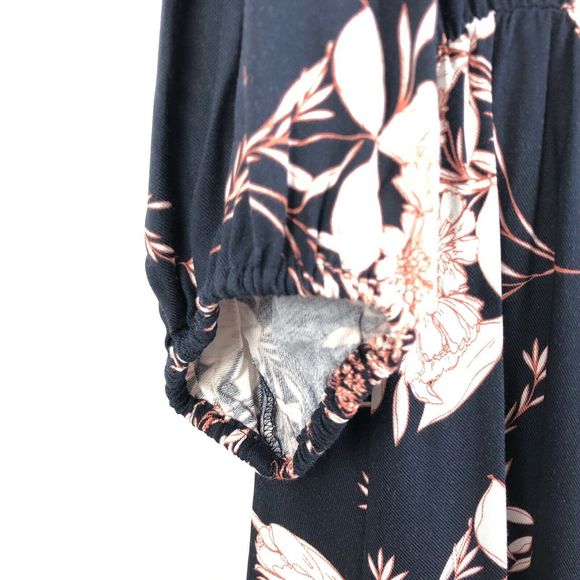 Isabel Maternity XXL Dress Floral Fit Flare VNeck - Picture 7 of 10